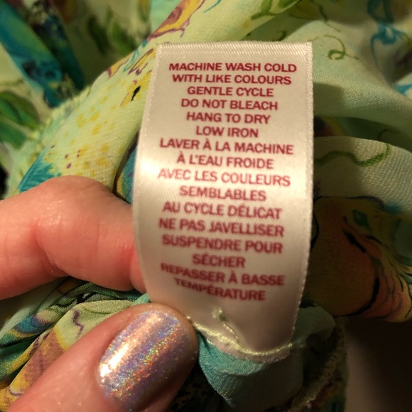 Northern Reflections 3/4 Sleeve Sheer Blouse S - Picture 7 of 10